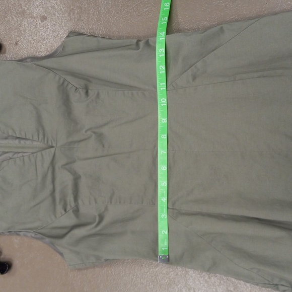 H&M Sage Colored, Sleeveless, Zip Back  Dress - Picture 9 of 12